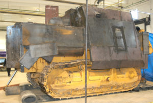 The KILLDOZER was well-armed, stopping any and all bullets fired at Marv Heemeyer's creation, which he called Marv's MK Dozer.