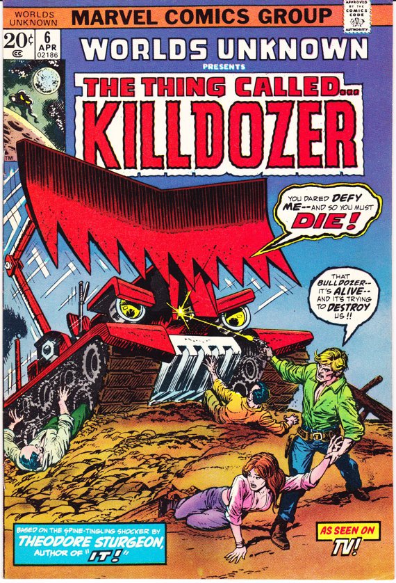Cartoon effectiveness of KILLDOZER comic